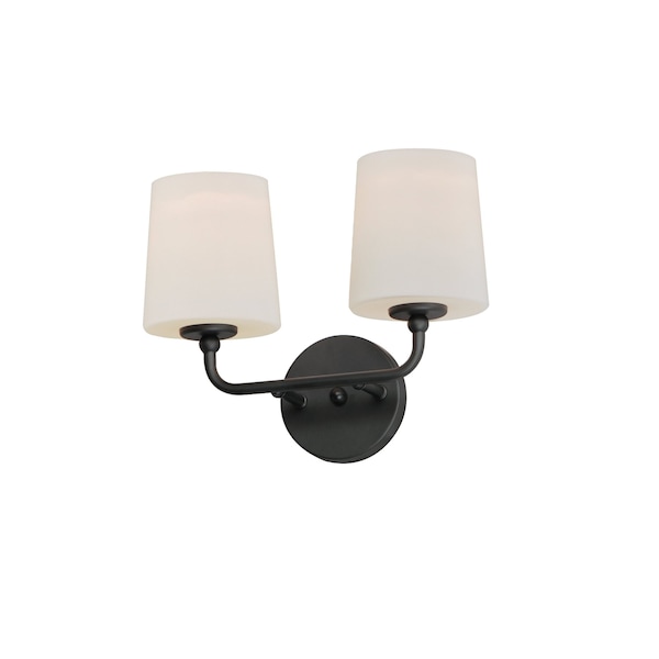 Maxim Lighting Bristol 2-Light Sconce 12092SWBK - main